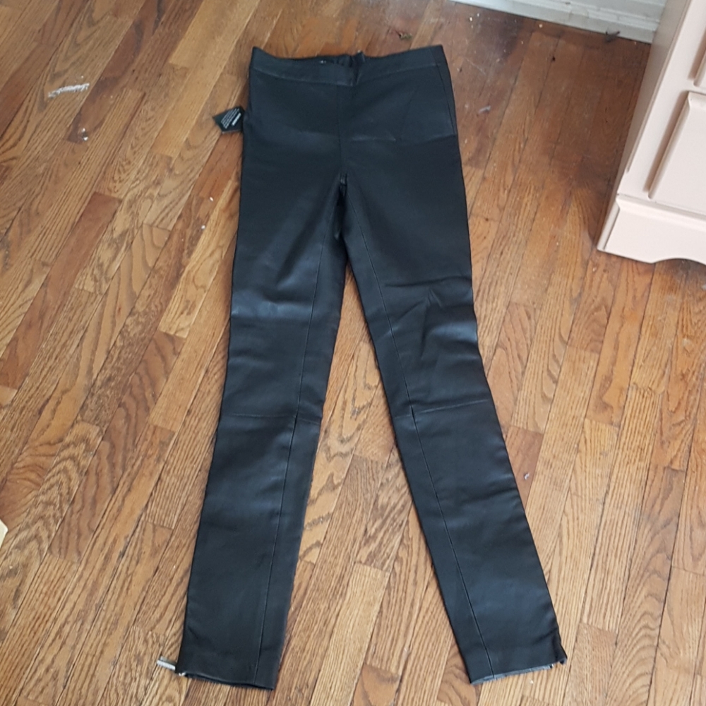 Black Leather Pants (read for sizing)